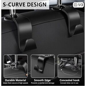 💕5/25💕Headrest Bag Hooks Set of 2